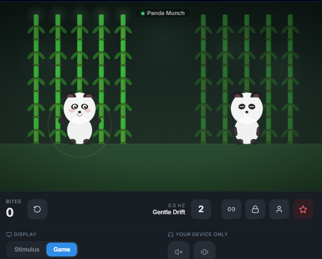 Panda Munch in-session preview