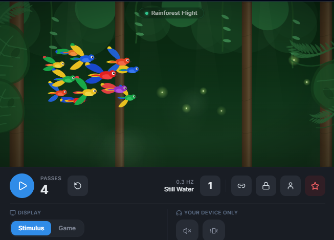 Rainforest Flight in-session preview