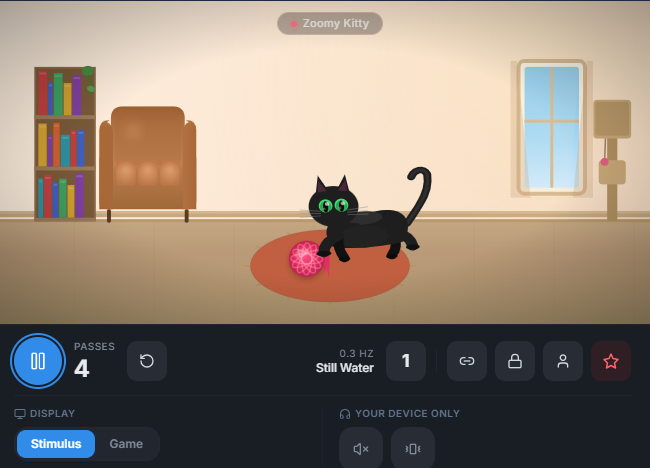 Zoomy Kitty in-session preview