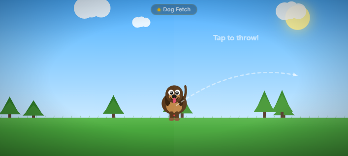 Dog Fetch in-session preview